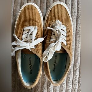 SeaVees Women's Legend Corduroy Platform Sneakers